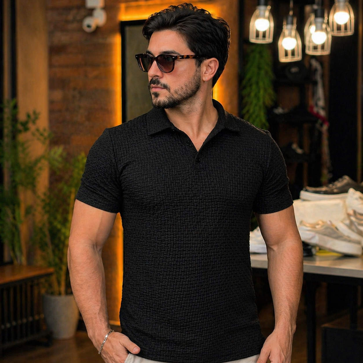 Camisa Polo Elegant Masculina — Leve 5 Pague 3 - foto 2