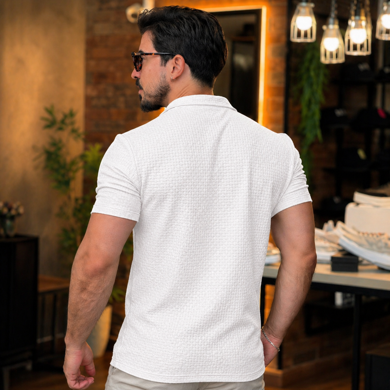 Camisa Polo Elegant Masculina — Leve 5 Pague 3 - foto 4