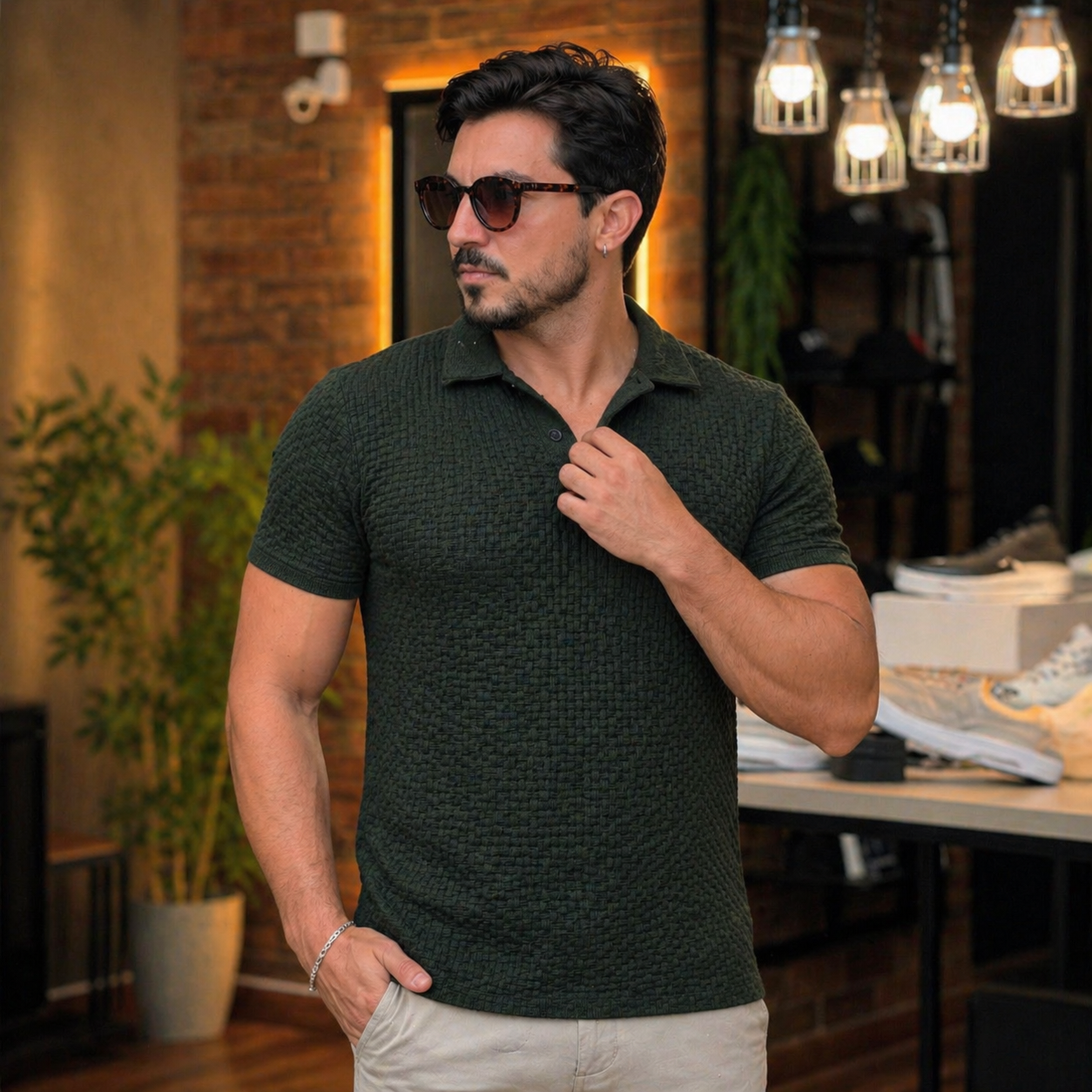 Camisa Polo Elegant Masculina — Leve 5 Pague 3 - foto 5