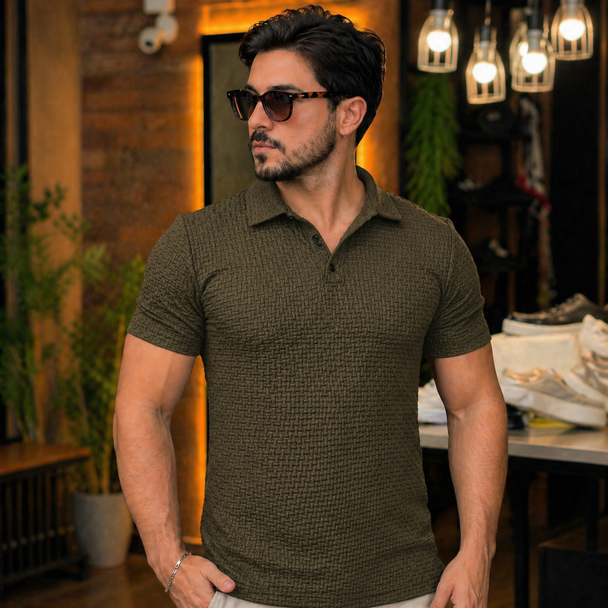 Camisa Polo Elegant Masculina — Leve 5 Pague 3 - foto 12